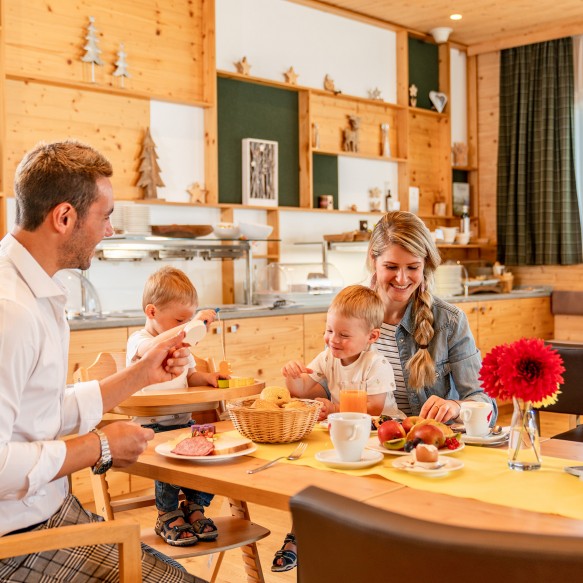 Frühstück Familie